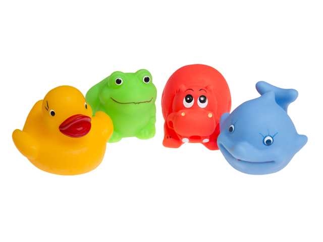 Kąpielowe zwierzątka 4szt 034a 70349
