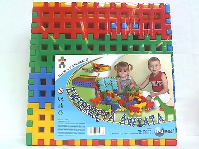 Klocki Zwierzęta świata 25760