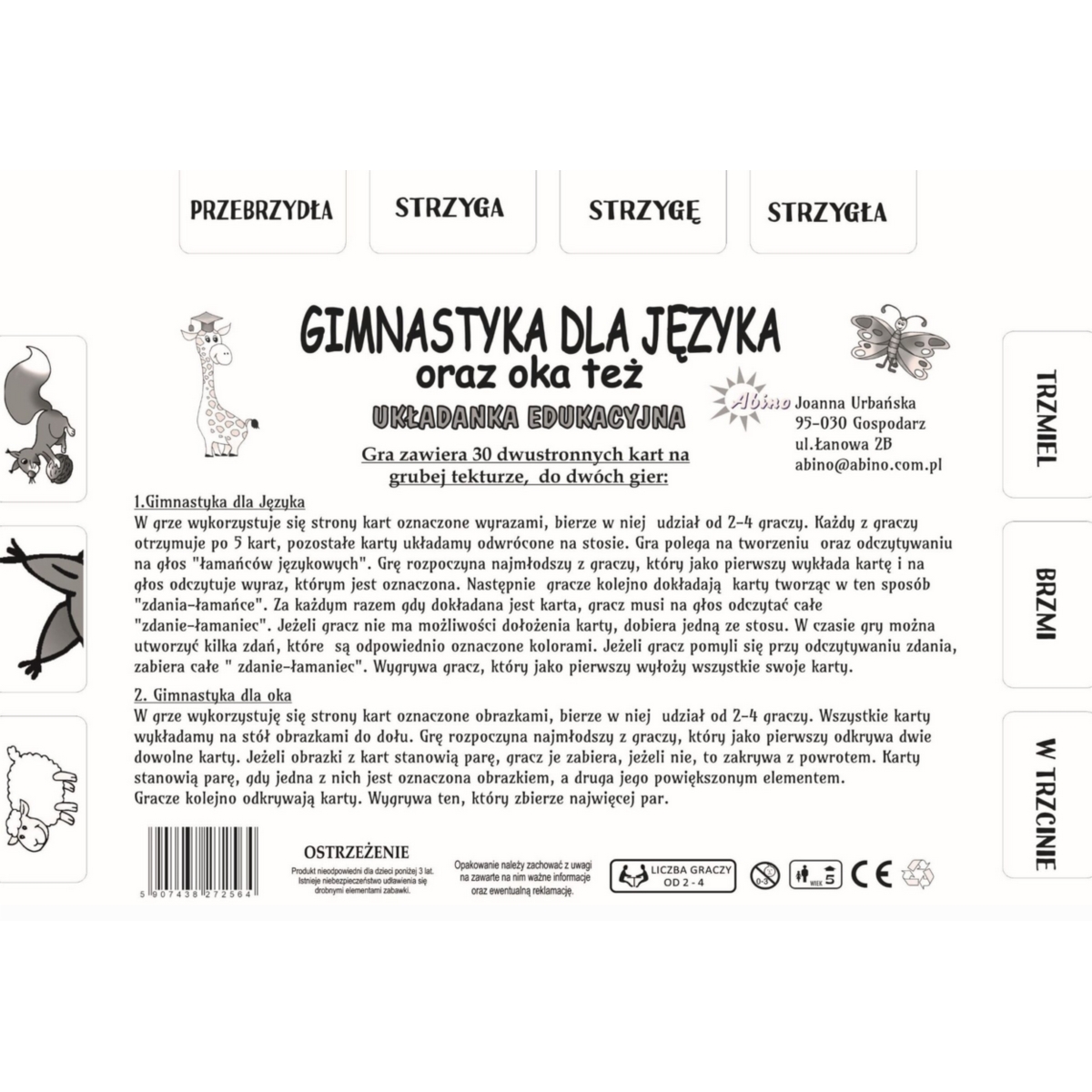 Gimnastyka dla języka AB 72564