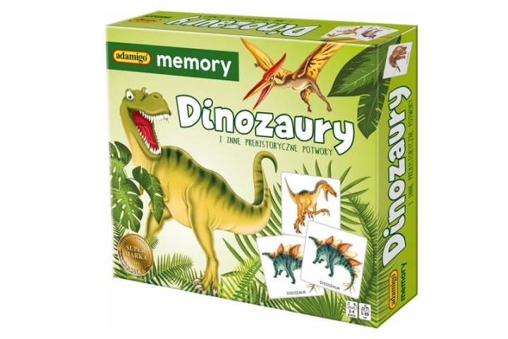 Dinozaury Gra memory Adamigo 07417