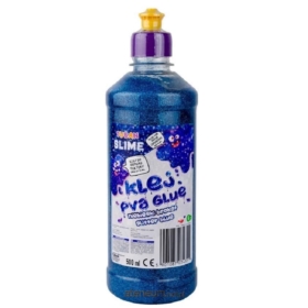 TUBAN klej PVA brokat 500ml niebieski TU3435 34351