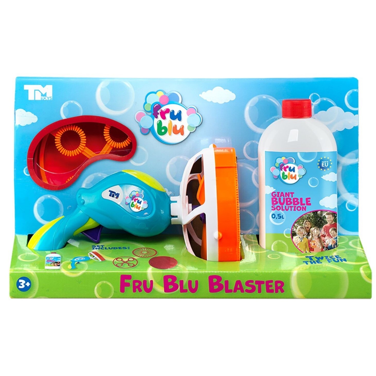 *****TMT FRU BLU Miotacz baniek+płyn 0,5l 82134