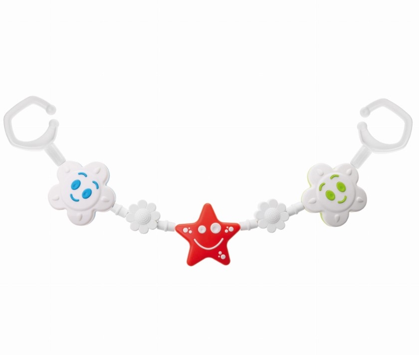 Zawieszka do wózka 2xkwiatek 1xgwiazdka 176 71766