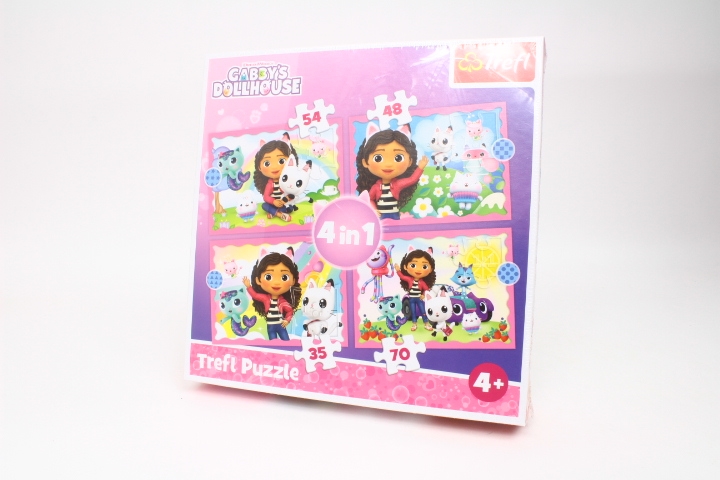 PUZZLE 4w1 Przygody Gabi 34620