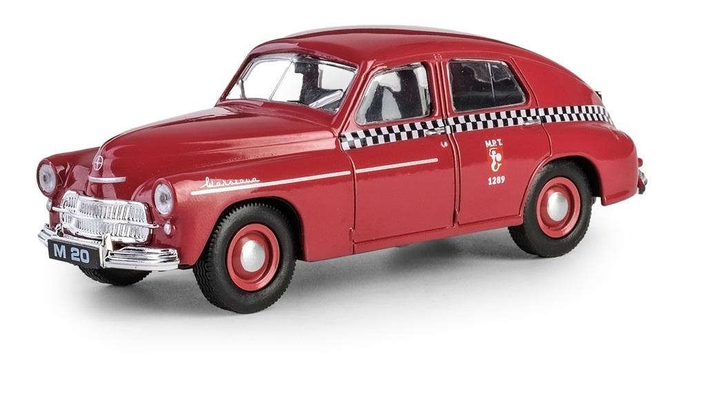 Model PRL Warszawa M20 TAXI wiśniowy K-533 15330