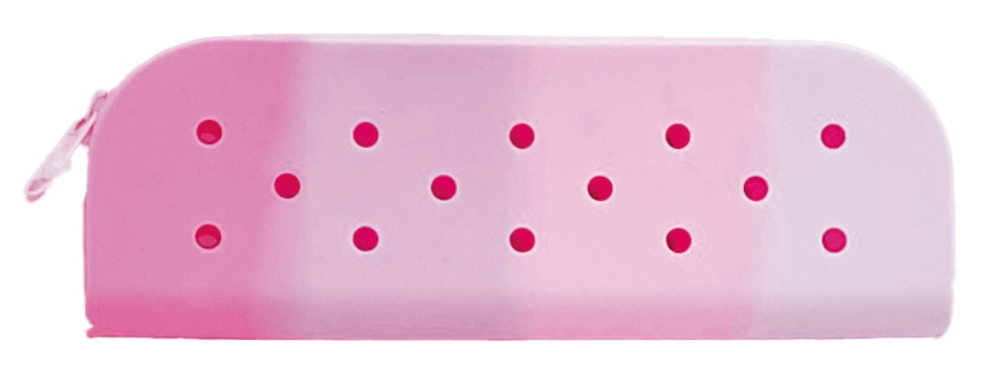 STNUX Piórnik z wpinkami różowy STN9117 99117