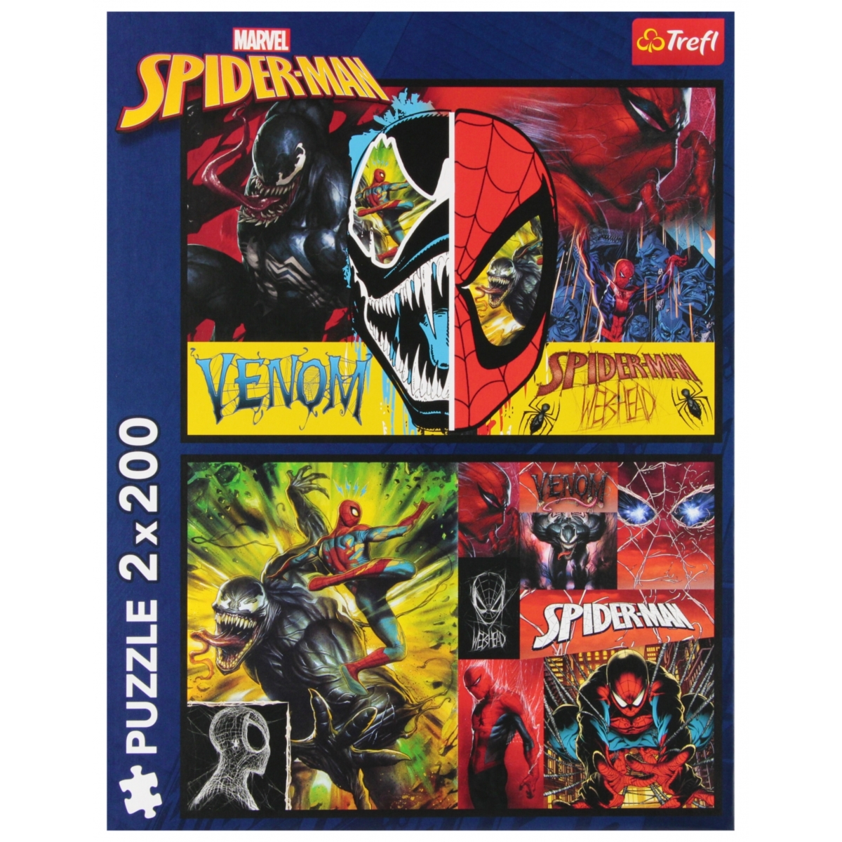 PUZZLE 2x200 Dzień i noc Spidermana 13314