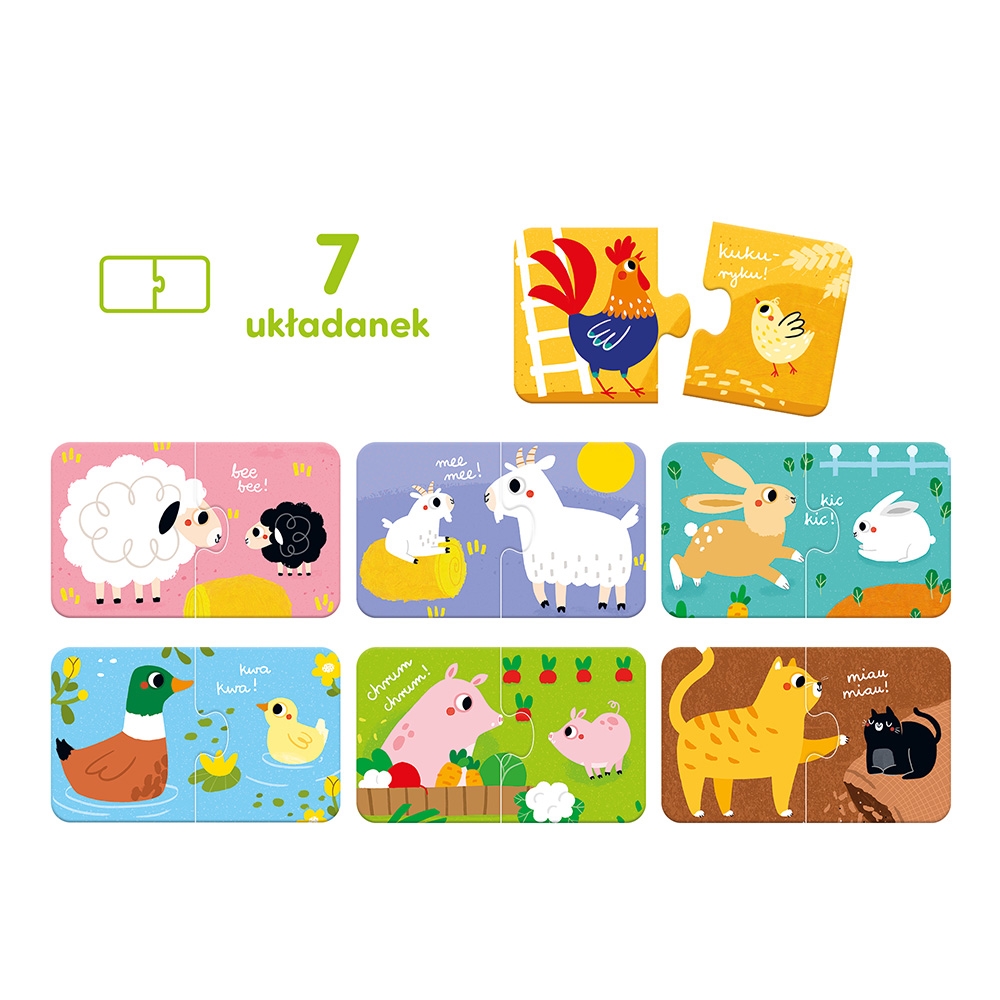 CzuCzu Zwierzątka z gospod.puzzle do pary 93143