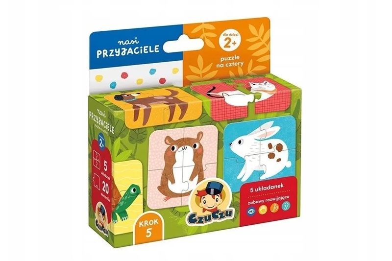CzuCzu Nasi przyjaciele puzzle na cztery 93150