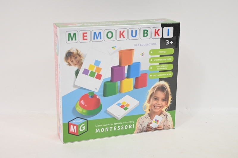 Montessori - gra edukacyjna memokubki 05952