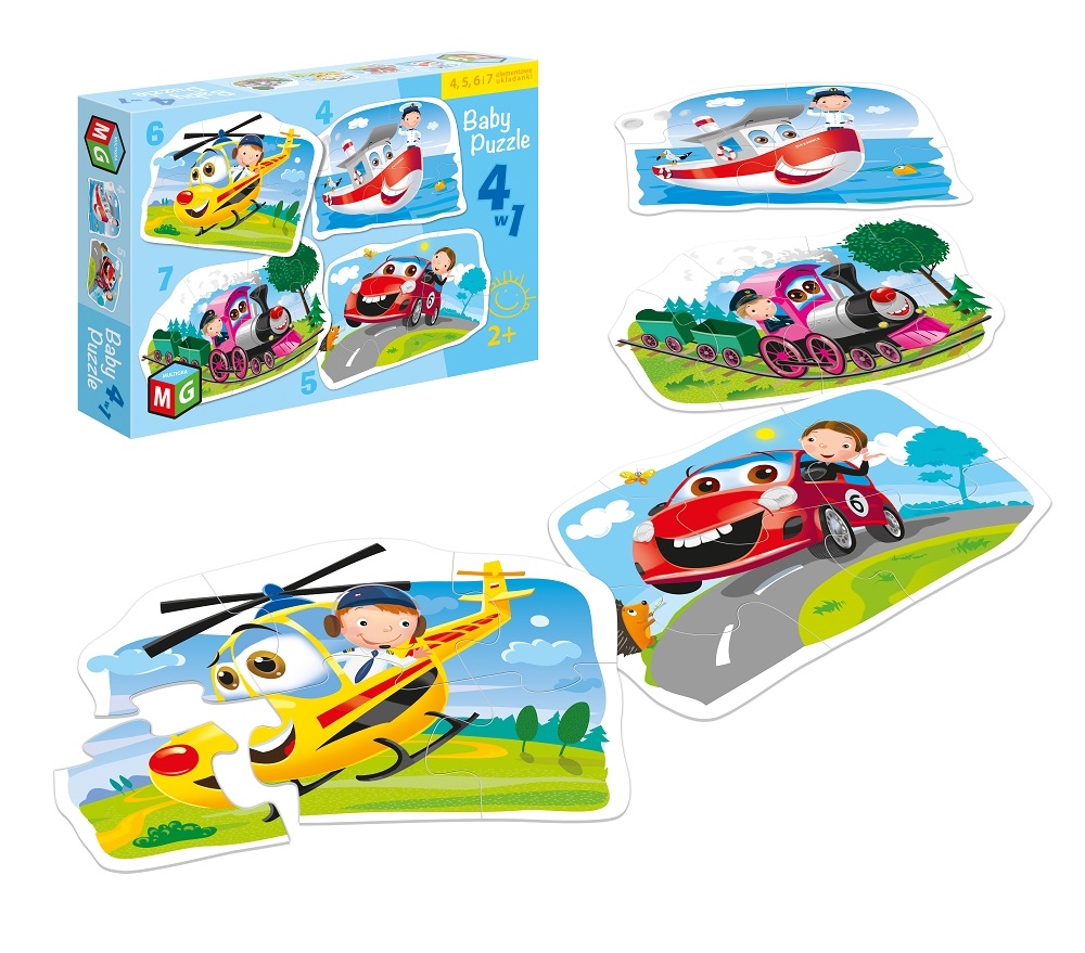 Baby puzzle pojazdy 05686