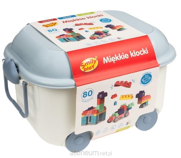 SMILY PLAY MIĘKKIE KLOCKI 80EL