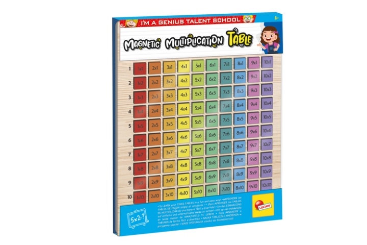 Lisciani Im a genius drewn.magnet.tabl.mnoż.08145