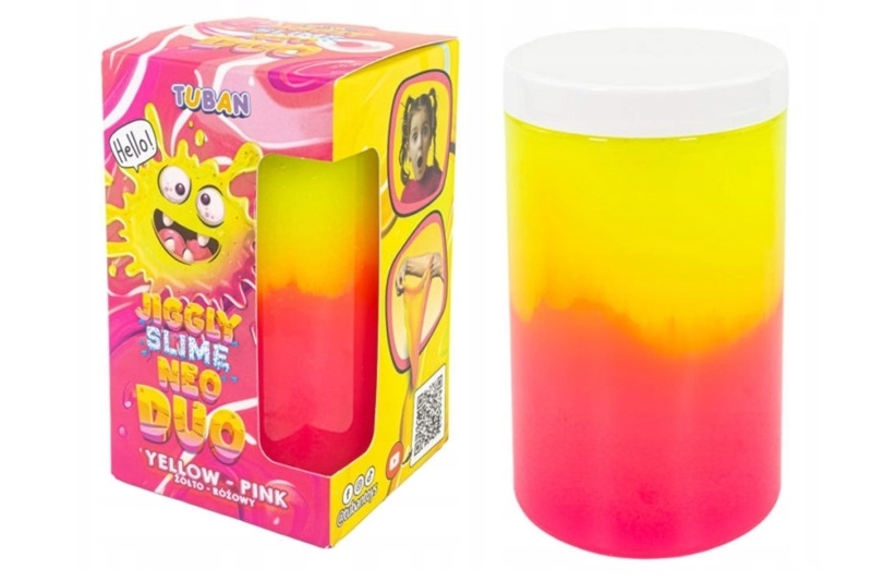 TUBAN JigglySlime neoduo żół-róż 430g TU3811 38113