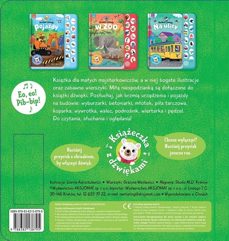 Słucham i poznaję Na budowie Książ.z dźw... 38795