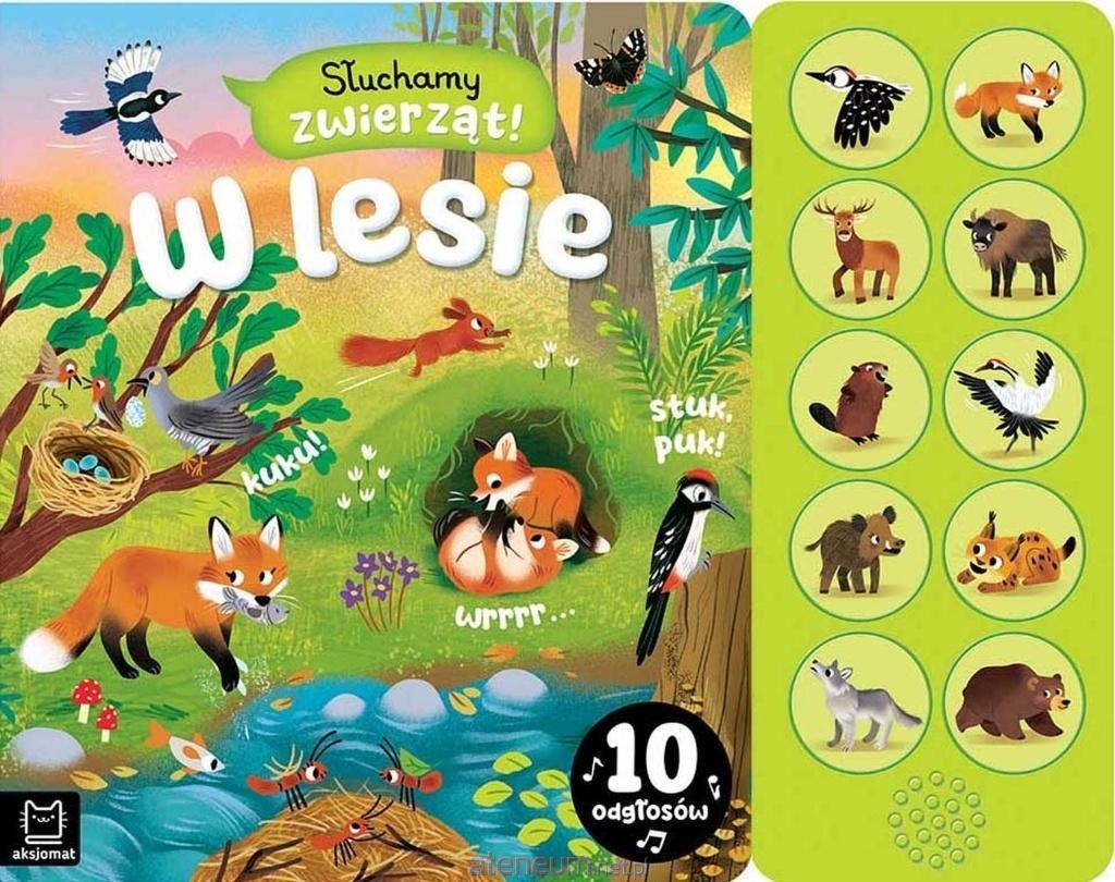 Słuchamy zwierząt! W lesie 10 odgłosów 39495