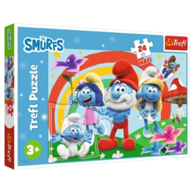 PUZZLE MAXI 24 Smerfny dzień/The Smurfs 14374