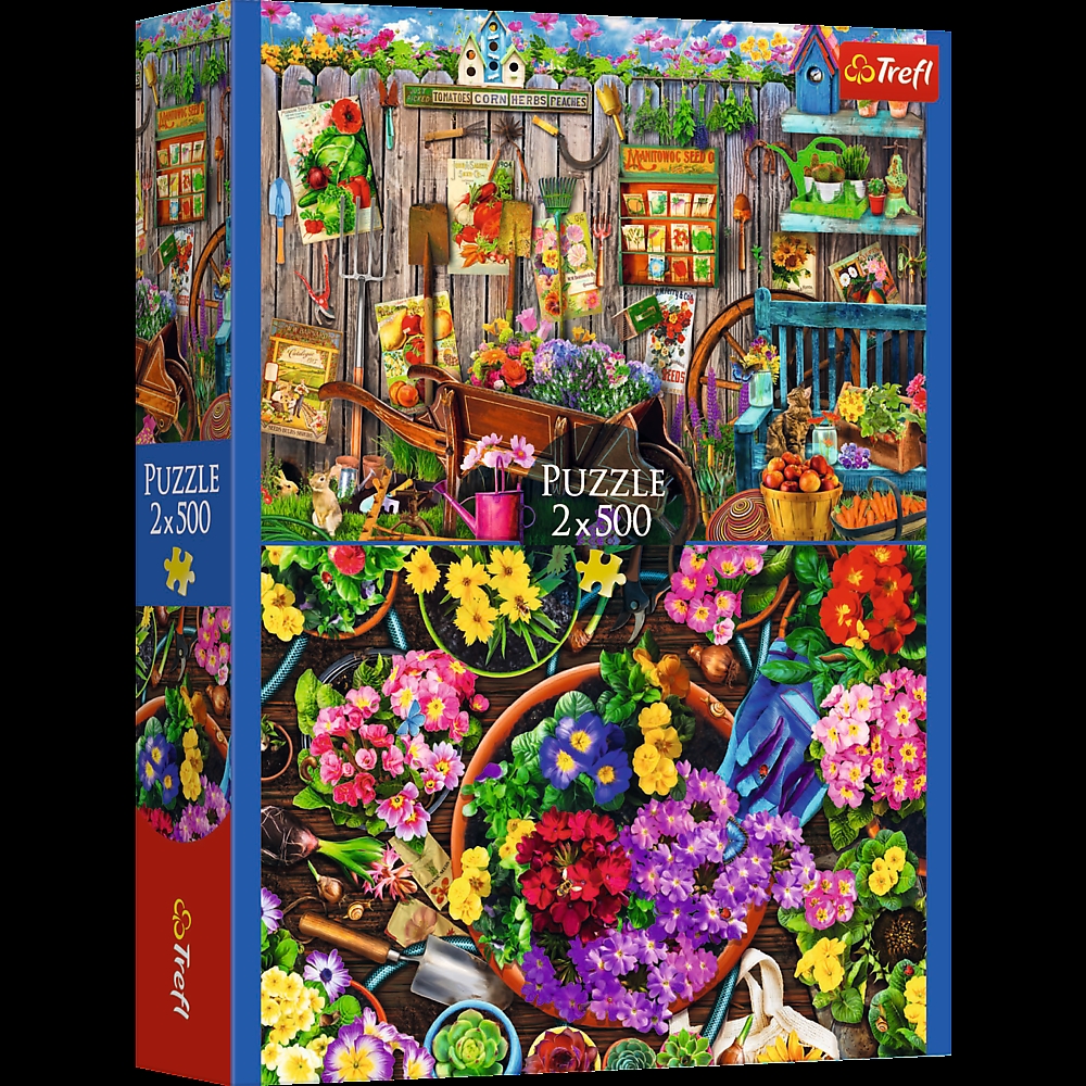 PUZZLE 2x500 Prace w ogrodzie 37529