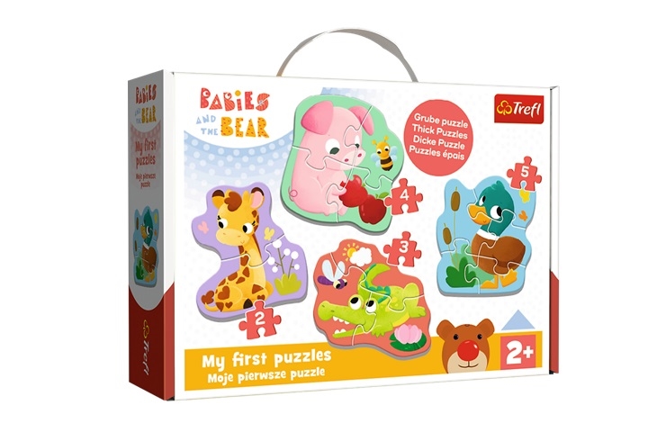 PUZZLE BABY CLASSIC Bobaskowe zwierzątka 36135