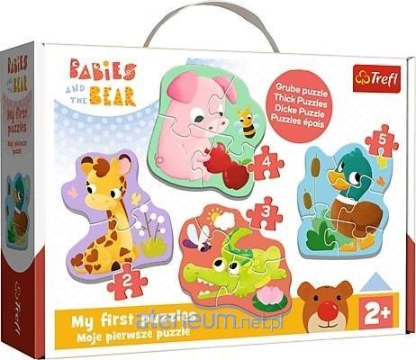 PUZZLE BABY CLASSIC Bobaskowe zwierzątka 36135