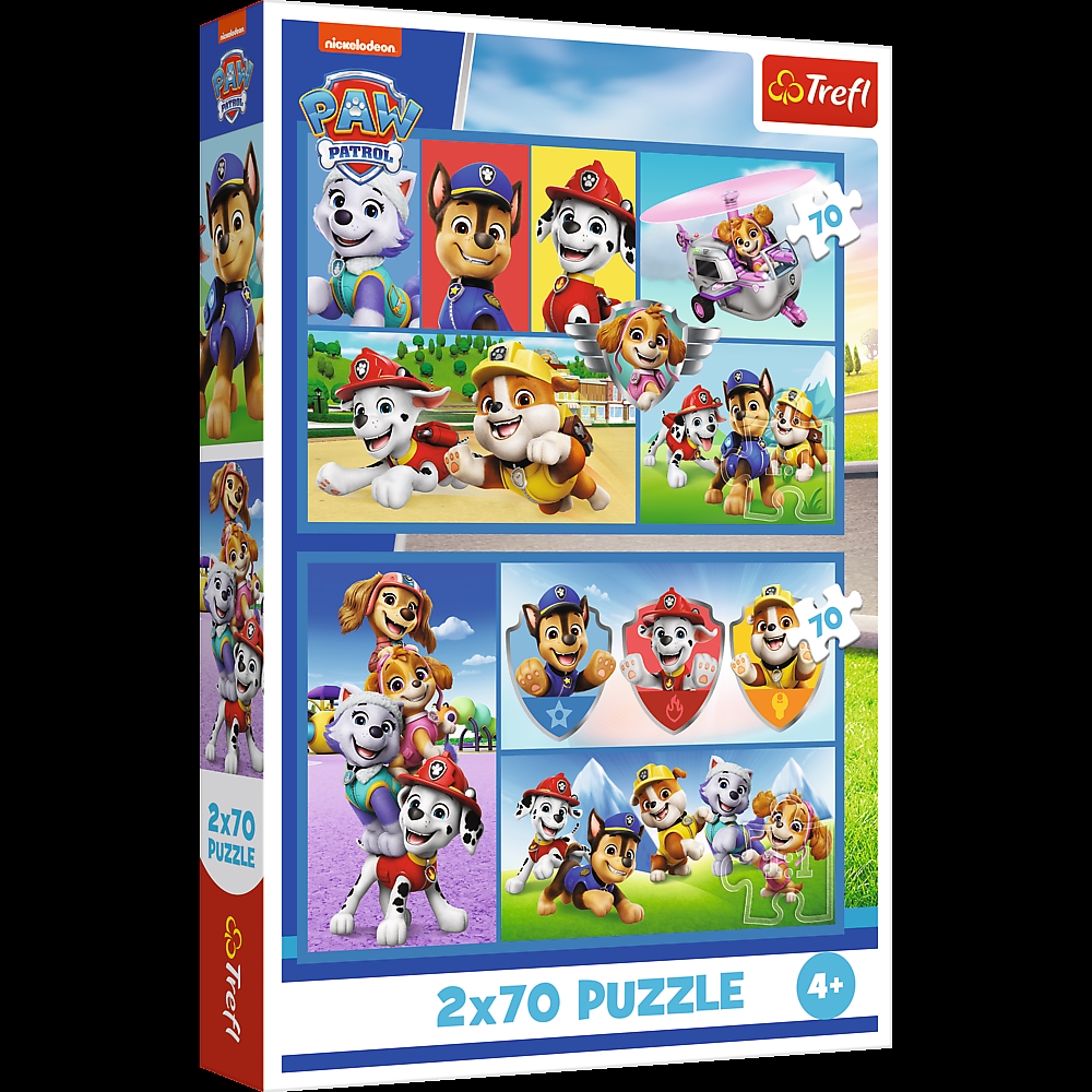 PUZZLE 2x70 Psi Patrol rządzi 34441