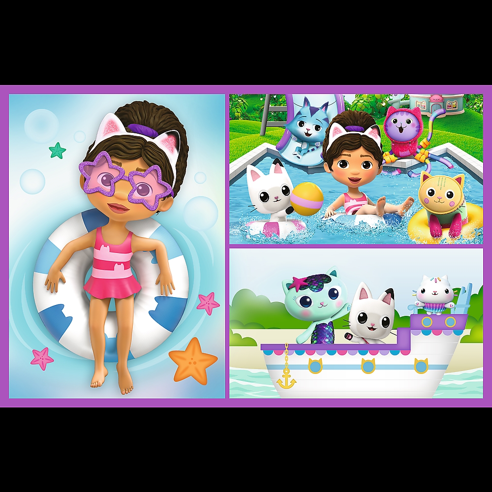 PUZZLE 2x70 Baw się z Gabby 34438