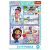 PUZZLE 2x70 Baw się z Gabby 34438