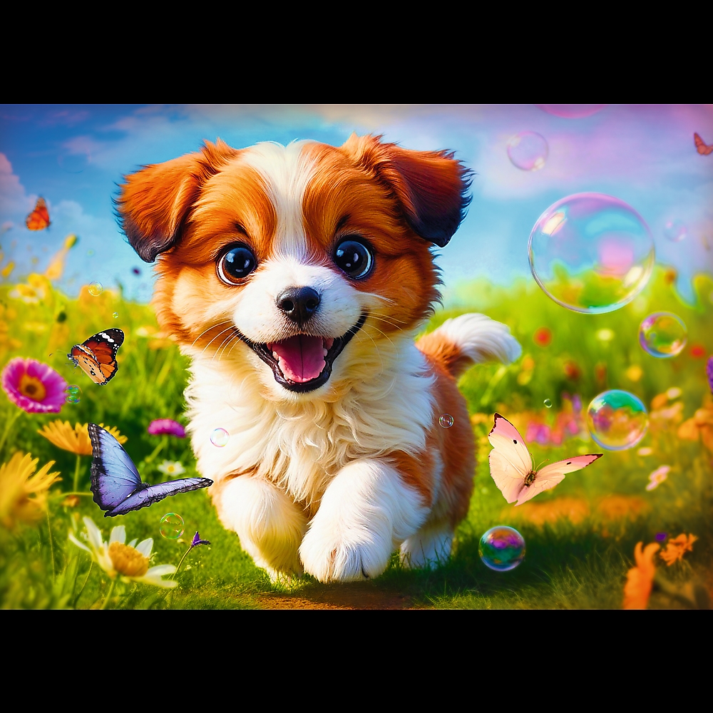 PUZZLE 500 Wesoły piesek 37524