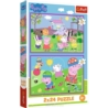 PUZZLE 2x24 Peppa na placu zabaw 34435