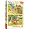 PUZZLE 2x24 Dzień w ogrodzie/Winnie the Pooh 34436