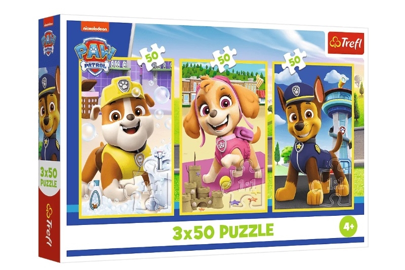 PUZZLE 3x50 Nasze pieski /Psi Patrol 34878