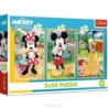 PUZZLE 3x50 Myszki na wakacjach /Disney 34881