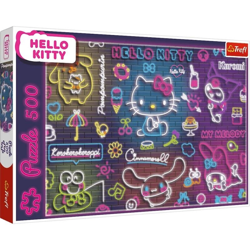 PUZZLE 500 Neon HelloKitty 37523