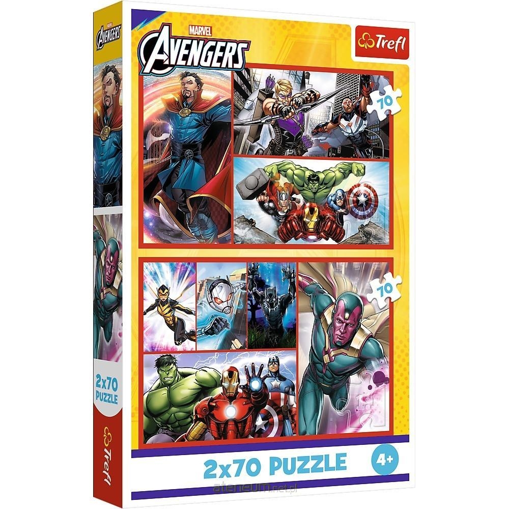 PUZZLE 2x70 Zostań bohaterem / Marvel 34439