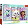 PUZZLE 3x50 Poznajcie Gabby i kotki 34876