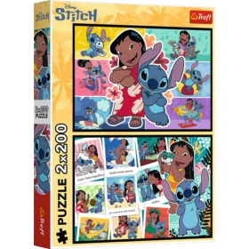 PUZZLE 2x200 Wesołe życie Stitcha /Disney 13334