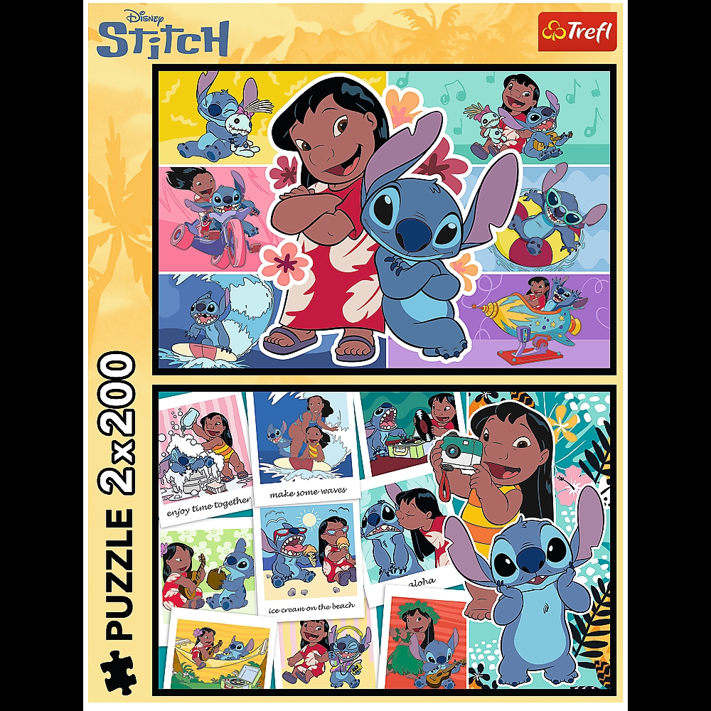 PUZZLE 2x200 Wesołe życie Stitcha /Disney 13334