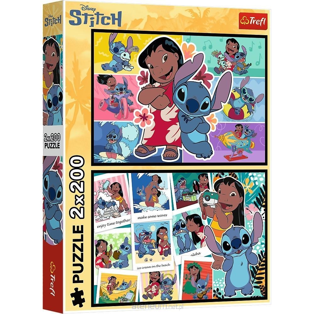 PUZZLE 2x200 Wesołe życie Stitcha /Disney 13334