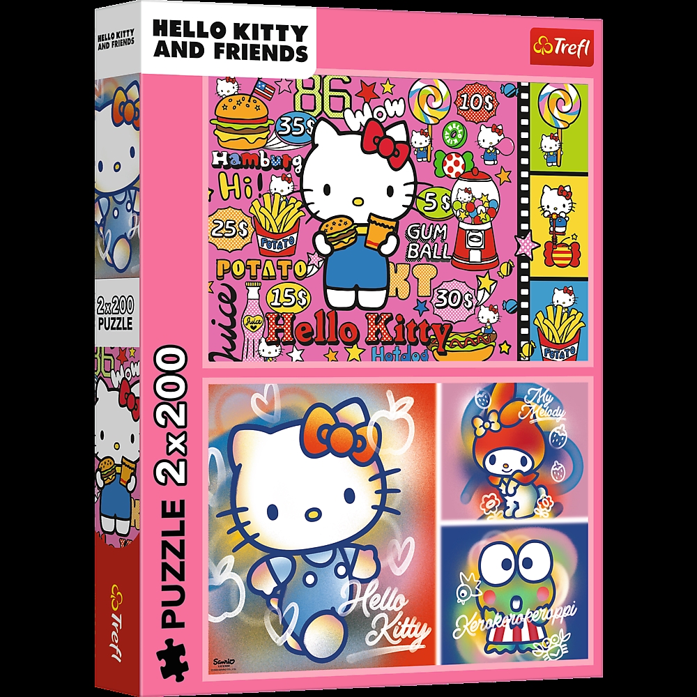 PUZZLE 2x200 Hello Kitty i przyjaciele 13336