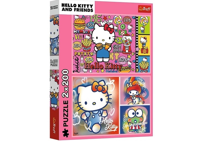 PUZZLE 2x200 Hello Kitty i przyjaciele 13336