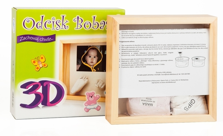 ODCISK BOBASA RAMKA 3D