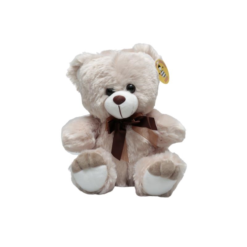 Miś beżowy z brązową kokardką duży VIC03447 34474