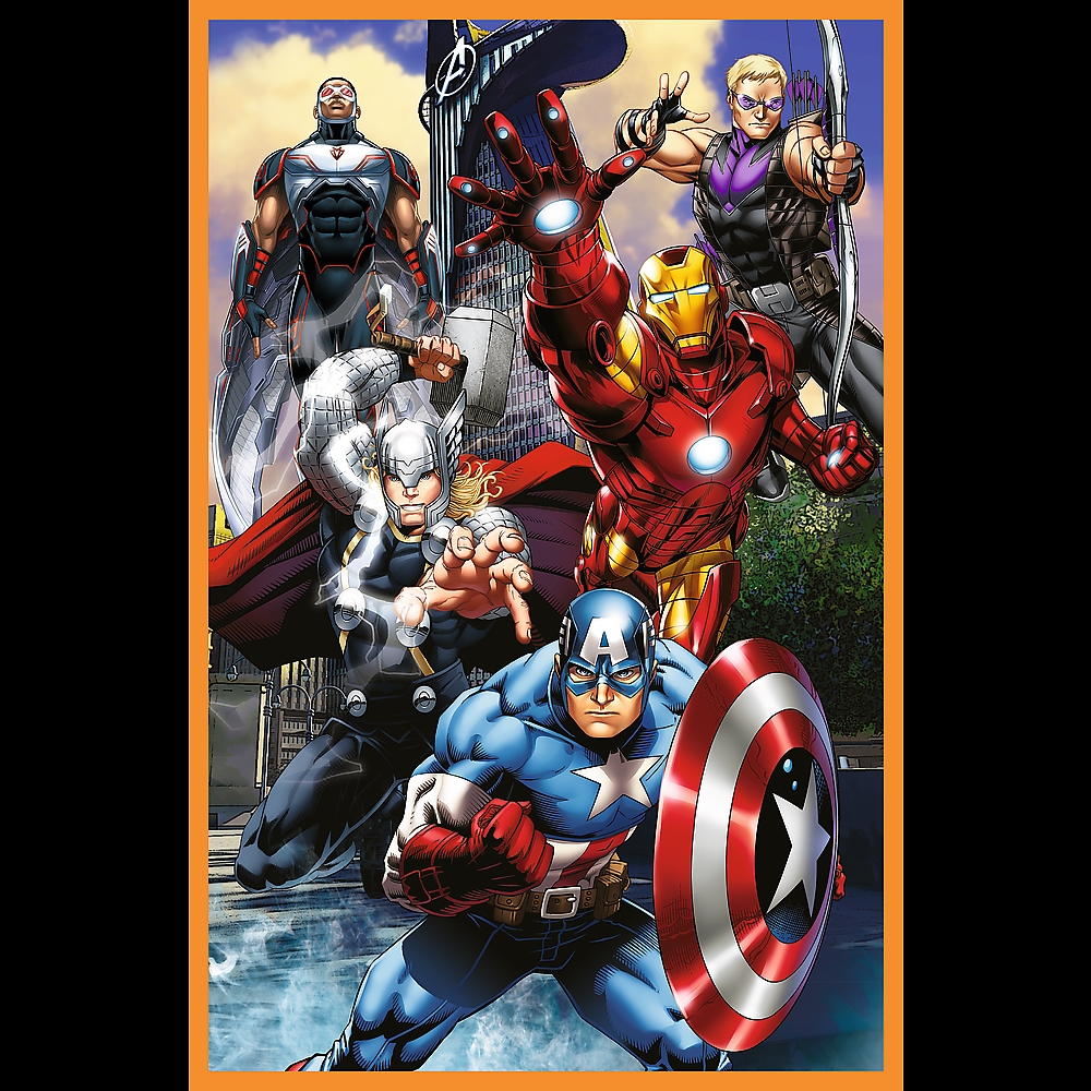 Puzzle - 3x80 - Dni pełne akcji - Disney Marvel Th