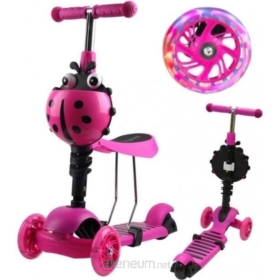 Hulajnoga balans 3w1 Biedronka różowa 1017655
