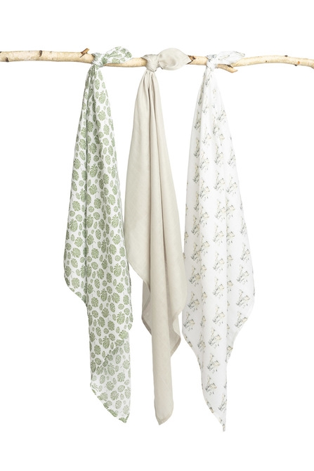 SENSILLO PIELUCHA BAMBUSOWA SŁONIK 3 SZT