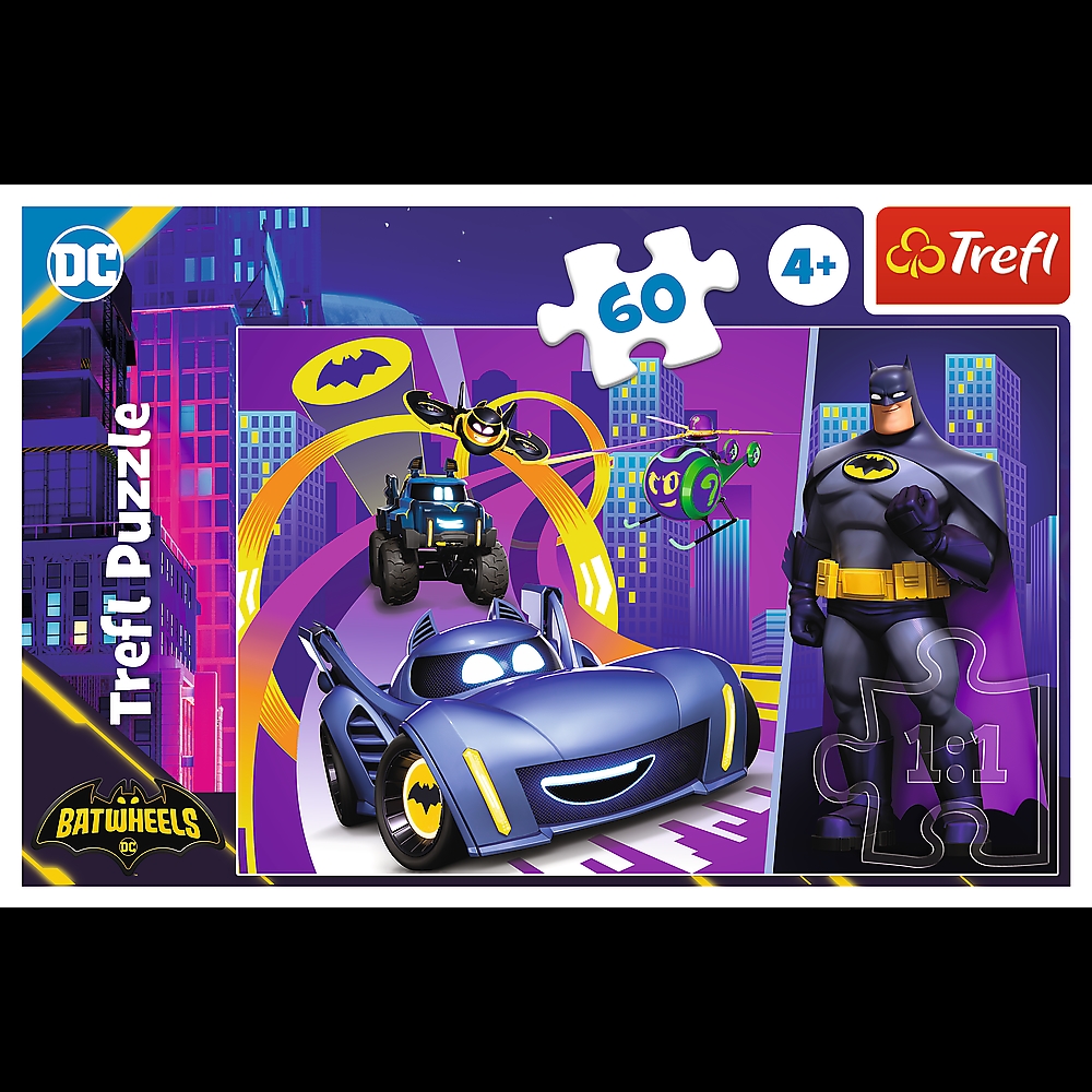 PUZZLE 60 Batman i jego pojazdy 17400