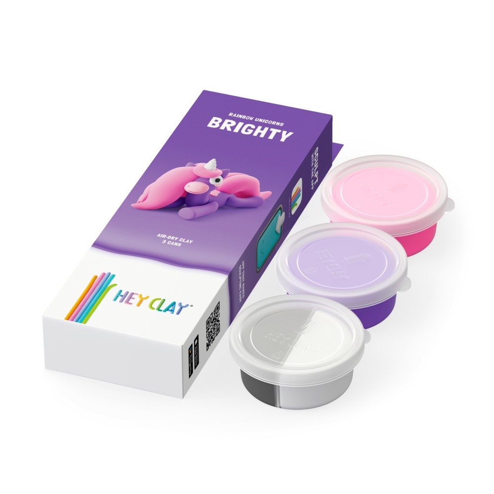 TMT HeyClay jednorożce Brighty 3pak 00374