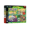PUZZLE 4x250 Zakręcony świat Ricka_Morty_ego 13338
