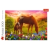 PUZZLE 500 Konie na łące 37451