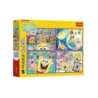 PUZZLE 4x250 Szalony świat Sponge Boba 13342